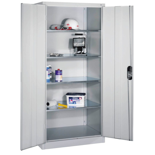 4062084610229 - Stahlschrank 8922-052 S10160 lichtgrau 930 x 600 x 1950 cm aufgebaut 4062084610229 C+P-Möbel 4062084610229 - Stahlschrank 8922-052 S10160 lichtgrau 930 x 600 x 1950 cm aufgebaut 4062084610229 C+P-Möbel